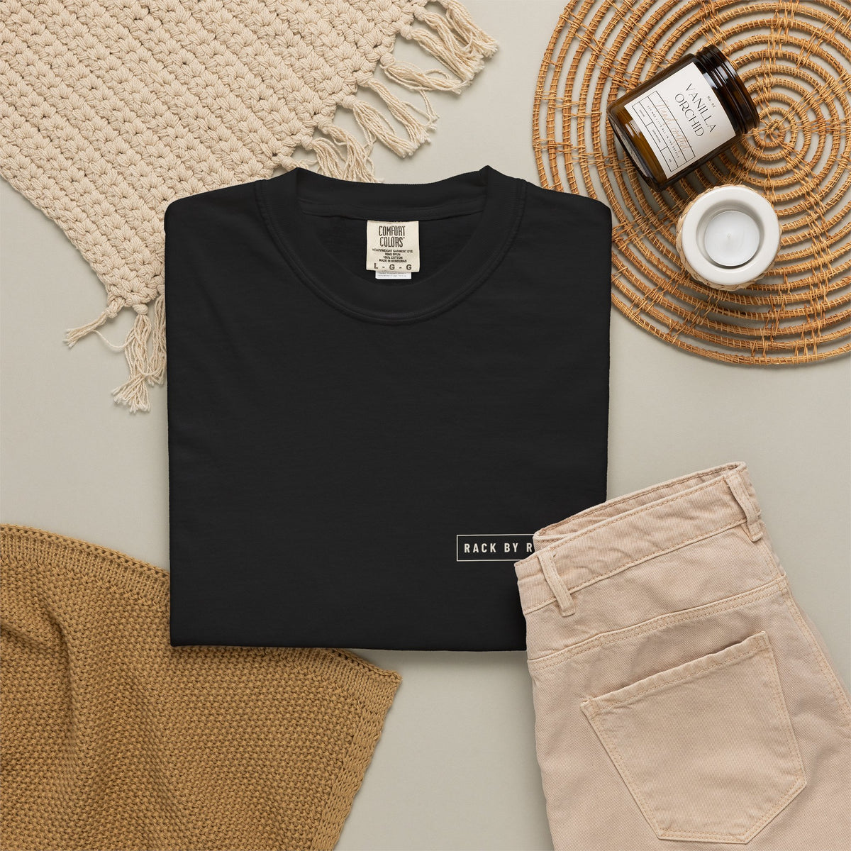 Rack By Rack — Black Comfort Tee