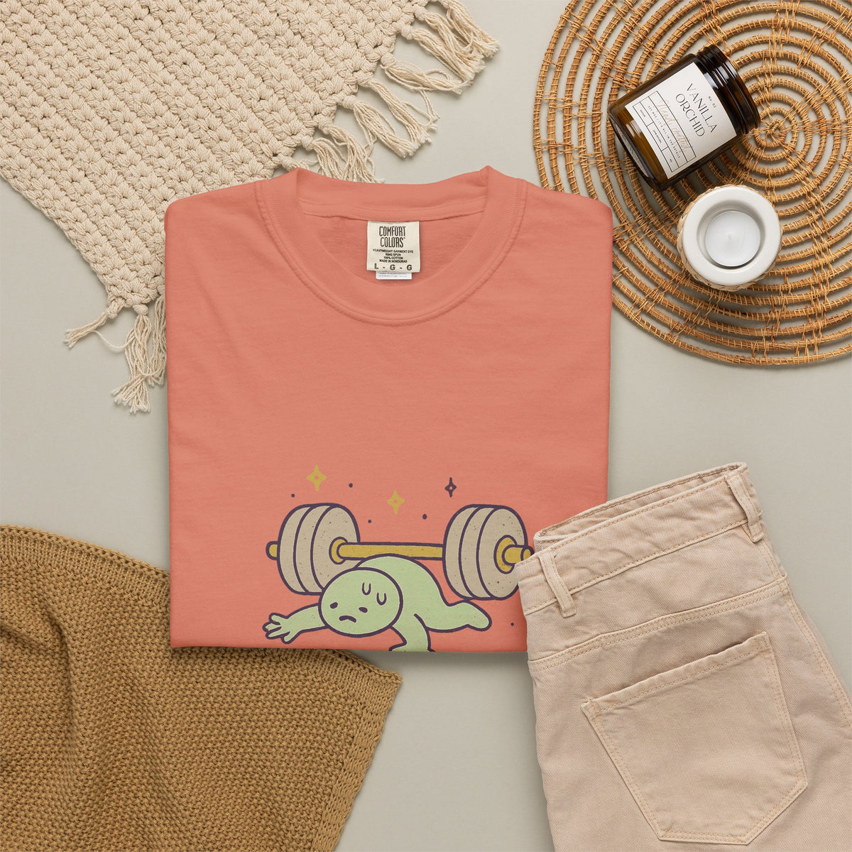 Deload Week, Allegedly — Terracotta Comfort Tee