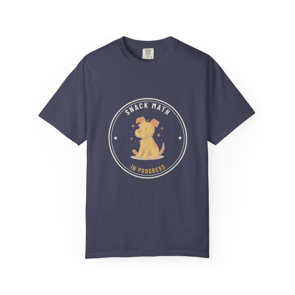 Snack Math In Progress — Denim Comfort Tee