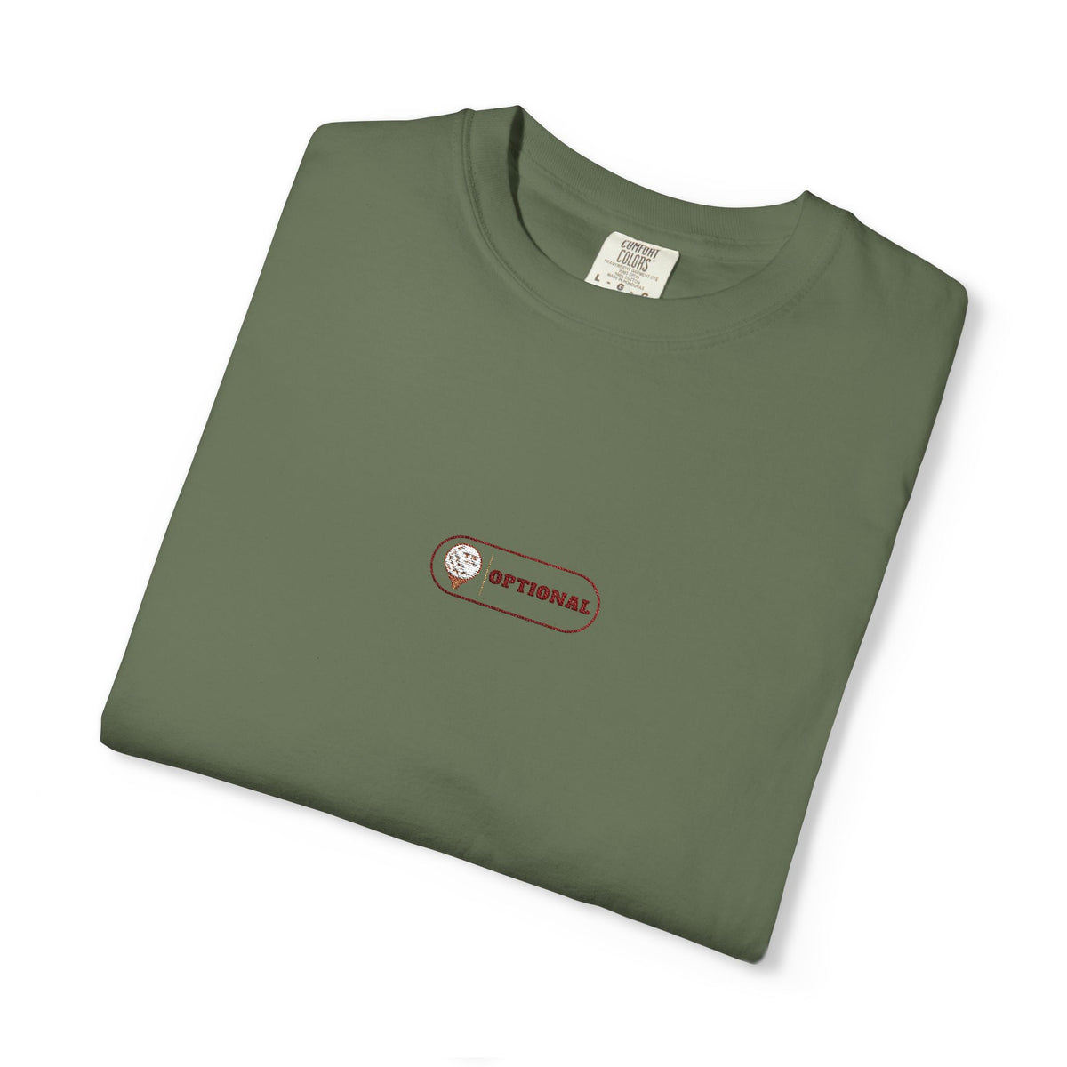 Optional — Sage Embroidered Comfort Tee