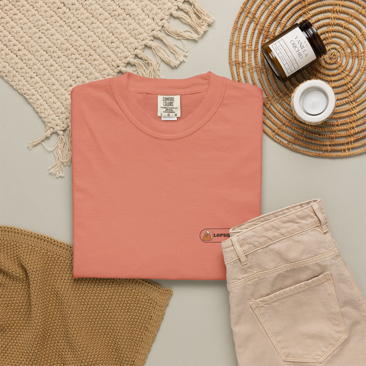 Lopsided — Terracotta Comfort Tee
