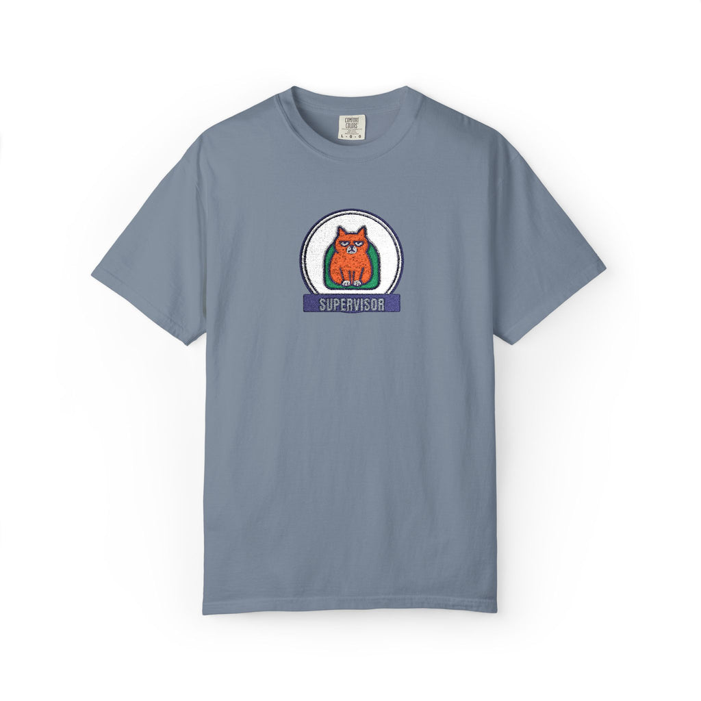 Supervisor — Blue Jean Embroidered Comfort Tee