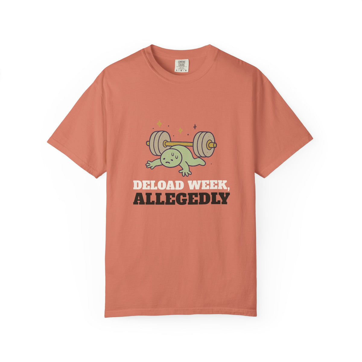 Deload Week, Allegedly — Terracotta Comfort Tee