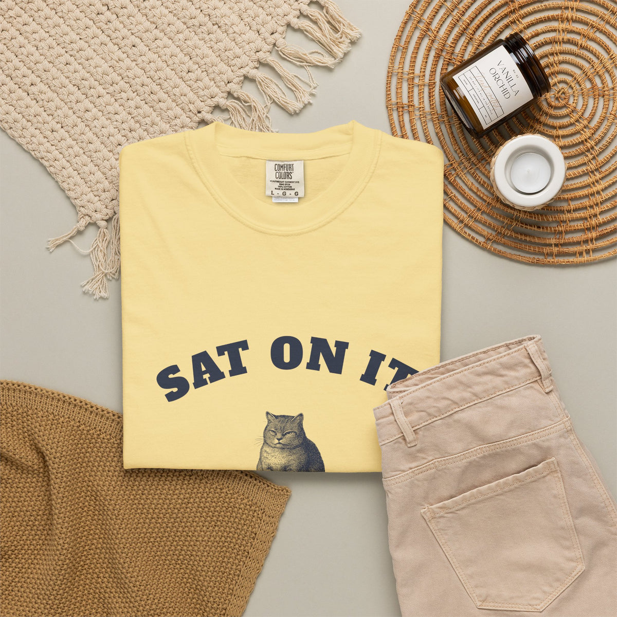 Sat On It First — Butter Comfort Tee