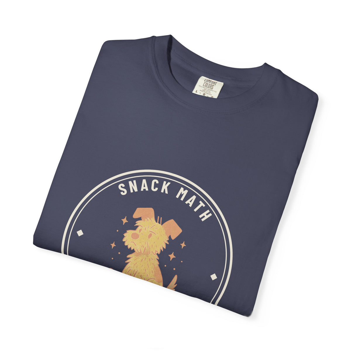 Snack Math In Progress — Denim Comfort Tee
