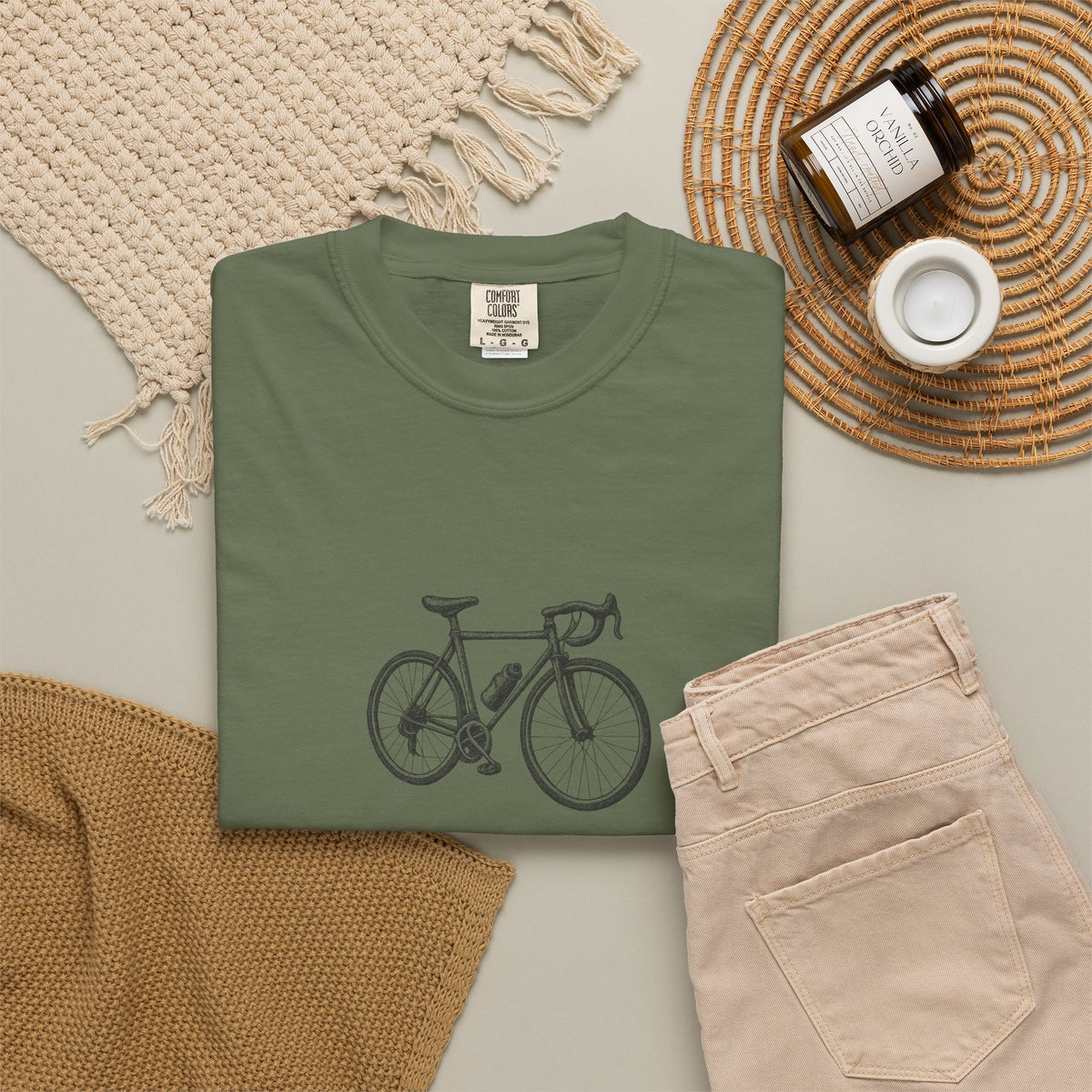 Dropped On Every Hill — Sage Comfort Tee