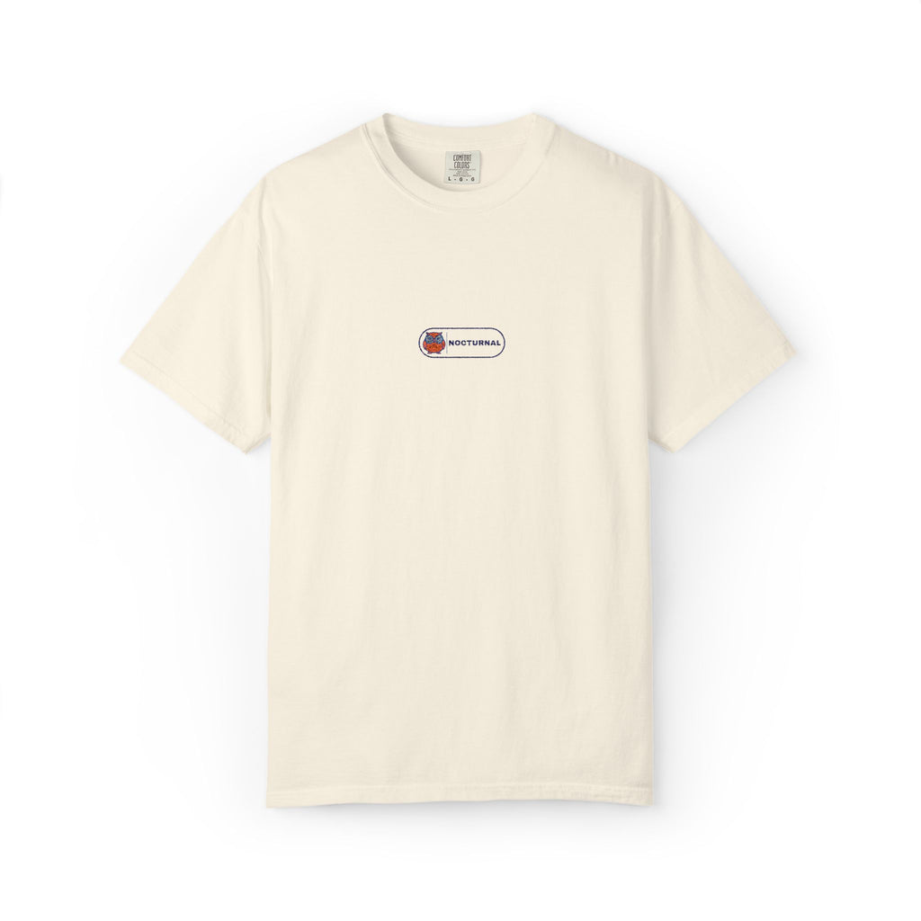 Nocturnal — Ivory Embroidered Comfort Tee